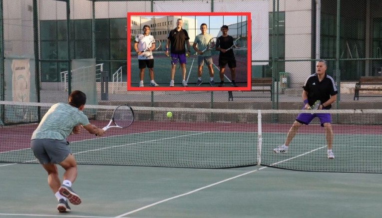 15 Temmuz Demokrasi ve Zafer Bayramı Tenis Turnuvası Başladı