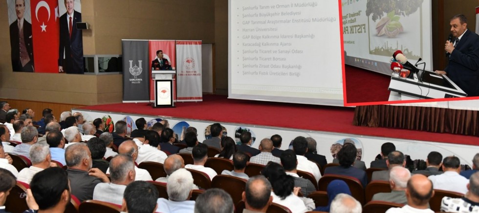 Fıstığın Anavatanı Şanlıurfa’da Fıstık Paneli Yoğun İlgi Gördü