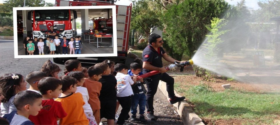 İtfaiye Haftası’nda Miniklerden Anlamlı Ziyaret