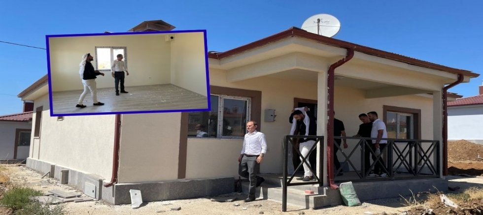 Kaymakam Sak, Siverek’te Yapımı Devam Eden Deprem Konutlarını İnceledi