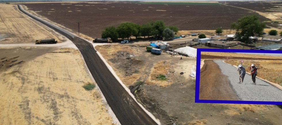 Şanlıurfa Büyükşehir’den Siverek Kırsalına 6 Kilometrelik Asfalt Yol