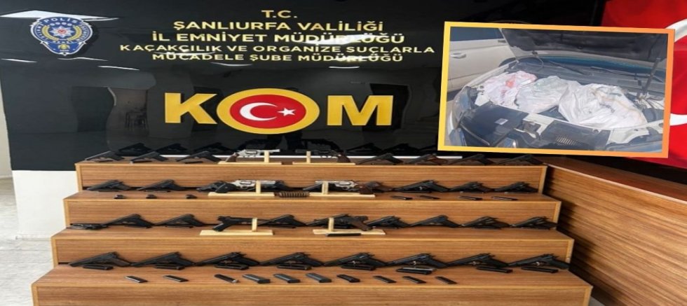 Şanlıurfa’da Silah Kaçakçılığına Geçit Yok Araçta Cephanelik Ele Geçirildi