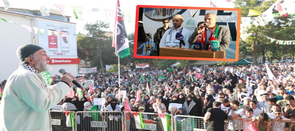 Siverek’te Gazze’ye Destek Mitingi