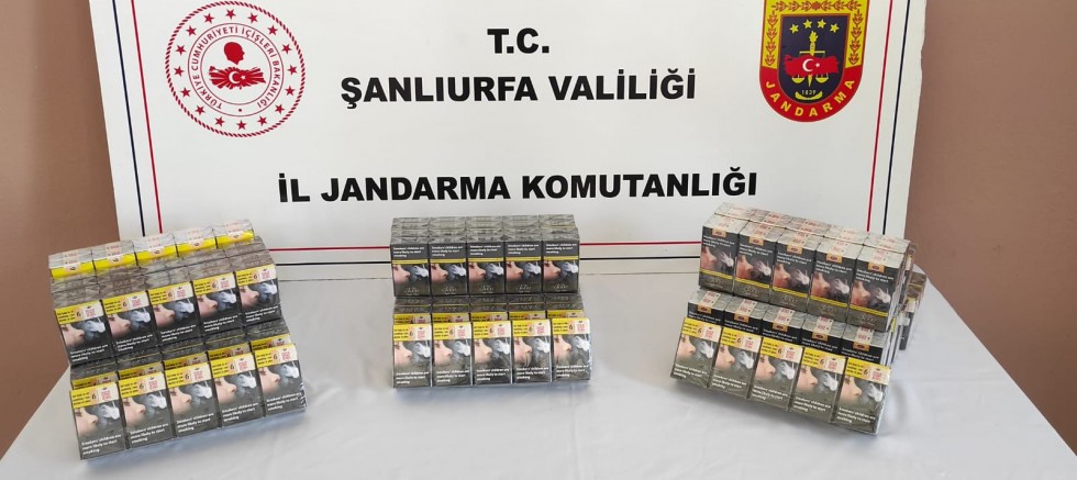 Şanlıurfa’da kaçak tütün operasyonu: Binlerce ürün ele geçirildi