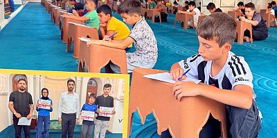  Ceylanpınar Kuran Kursu Öğrencileri için bilgi yarışması düzenlendi