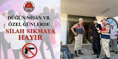 Düğünlerde HAVAYA ATEŞ EDENLERE ceza kesilecek  