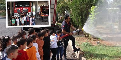 İtfaiye Haftası’nda Miniklerden Anlamlı Ziyaret