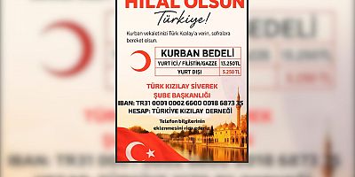 Kızılay Siverek Şubesinden Kurban Bağışı Çağrısı 