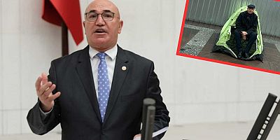 Mahmut Tanal’dan adalet nöbeti: Bakanlık önüne çadır kurdu