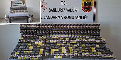  Şanlıurfa’da Kaçak Sigara Operasyonu