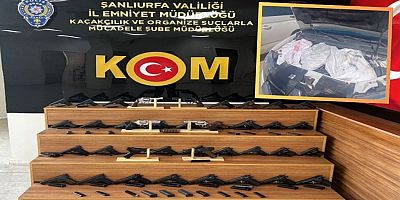 Şanlıurfa’da Silah Kaçakçılığına Geçit Yok Araçta Cephanelik Ele Geçirildi