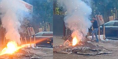 Siverek’te Altyapı Kazısı Sırasında Elektrik Kabloları Patladı