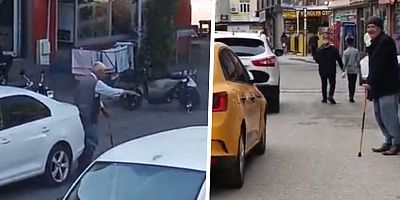 Siverek’te Bastonlu Yaşlı Adamın Duygu Sömürüsü Kamerada