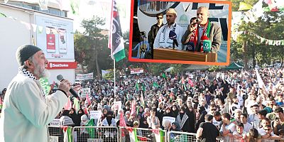 Siverek’te Gazze’ye Destek Mitingi