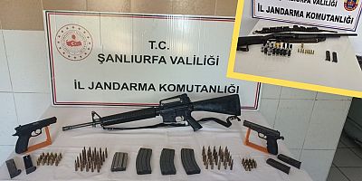 Siverek’te Jandarmadan Silah Operasyonu