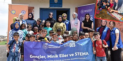 Siverek’te Kırsal Çocuklara Bilim ve Sanatla Dokunuş