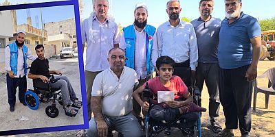 Suruç’ta Engellilere Tekerlekli Sandalye Desteği